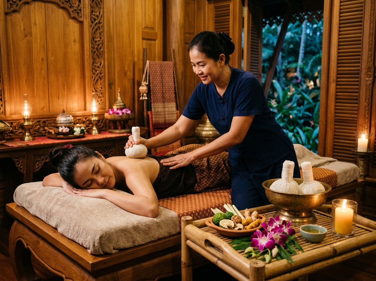 Traditional Thai Massage with Herbal Compresses