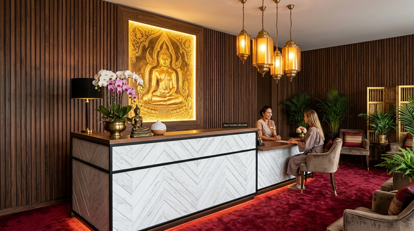 Avlon Thai Spa Golden Buddha Reception